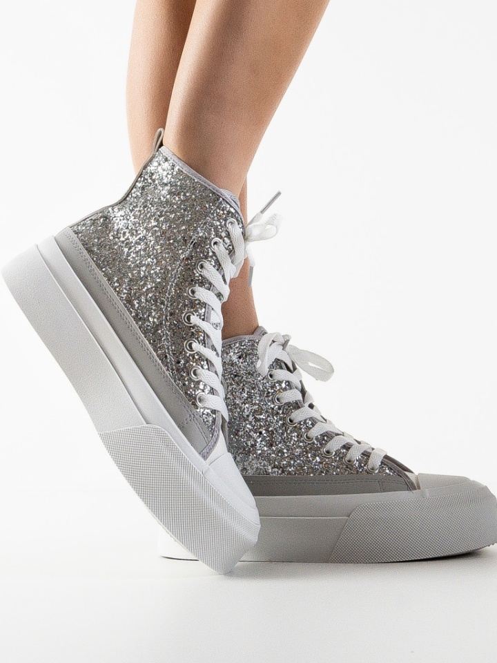 Sneakers dama Cuore Argintii