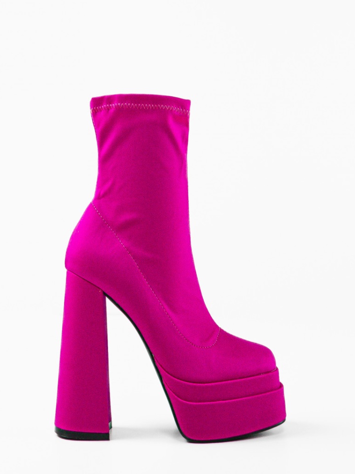 Botine dama Platona Negre