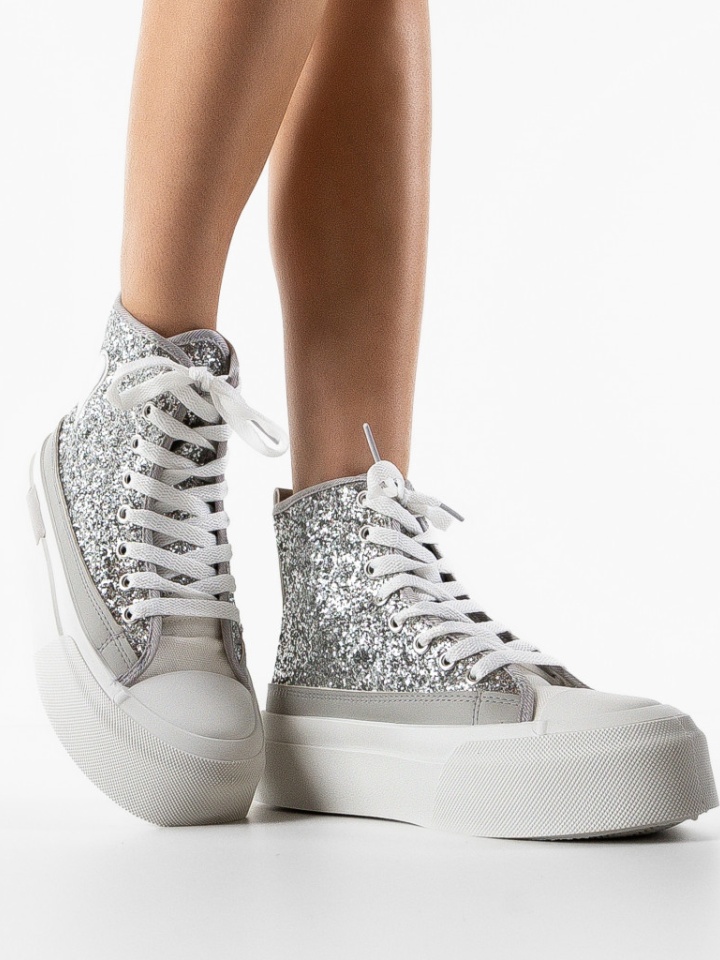 Sneakers dama Cuore Argintii