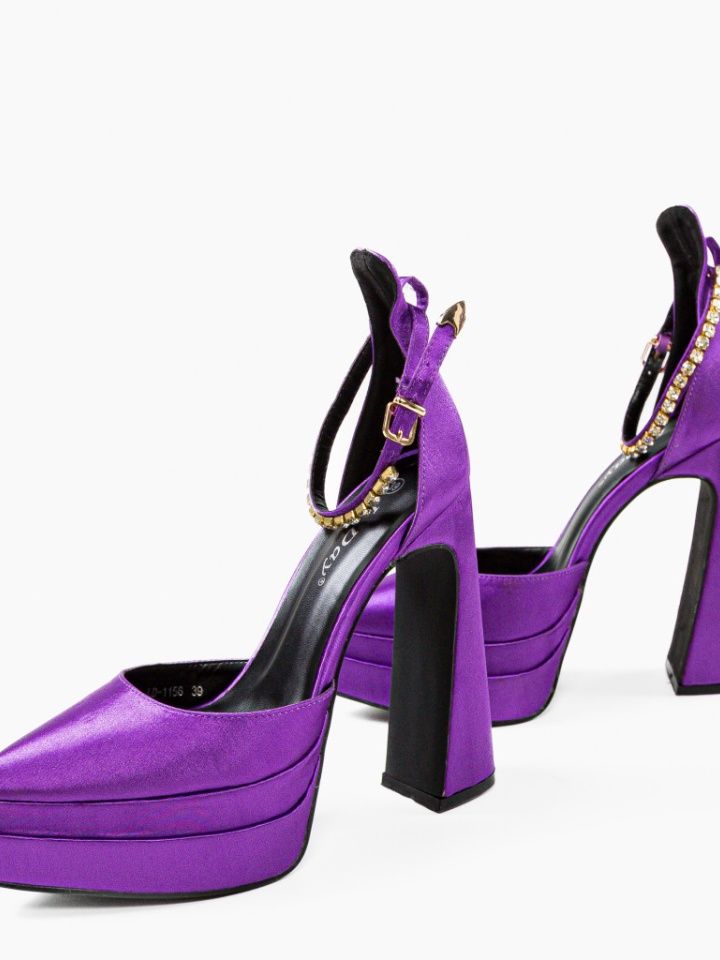 Pantofi dama Leydey Mov