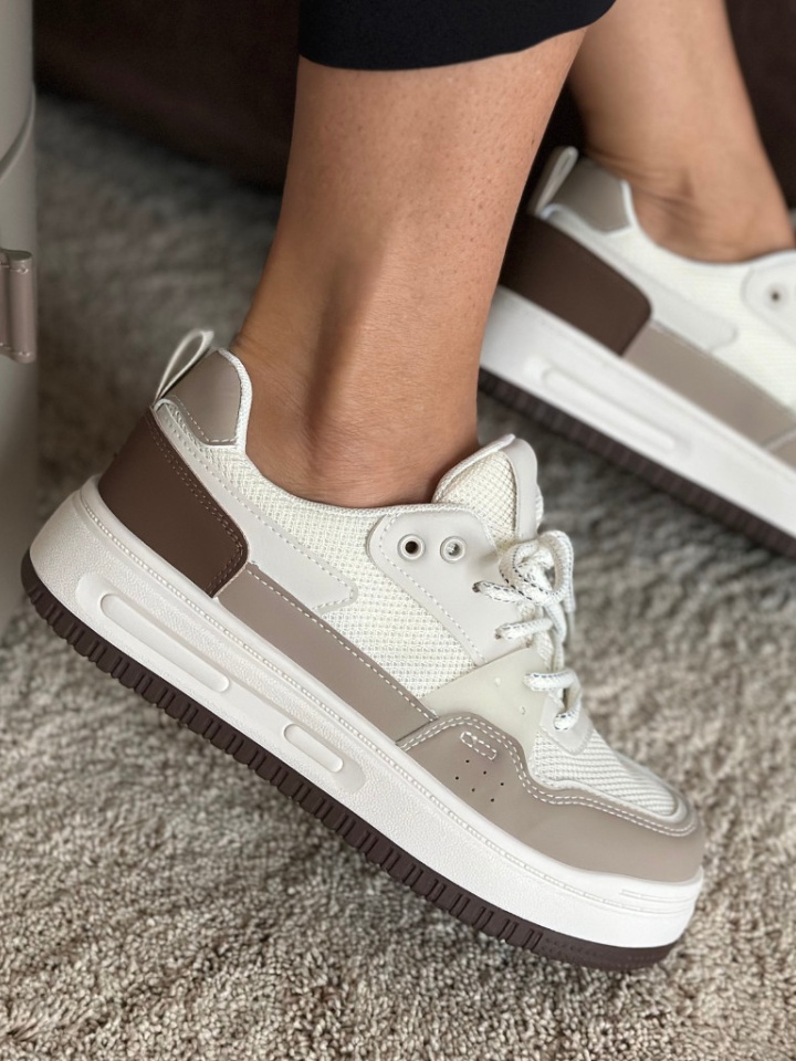 Sneakers dama Yijun Bej 2