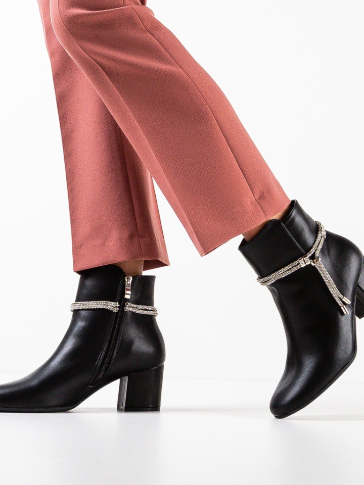 Botine dama Miley Negre