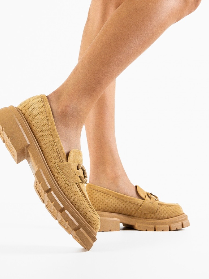 Pantofi casual Dafa Bej