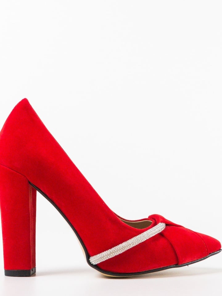 Pantofi cu toc Roka Negri 4