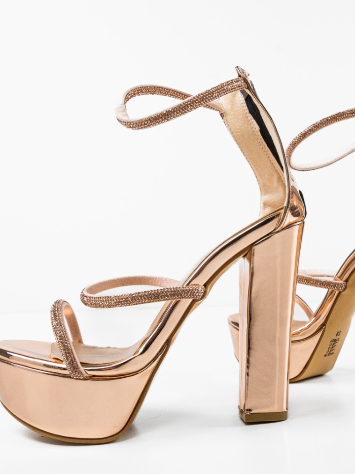 Sandale cu toc Geamelya Negri 2