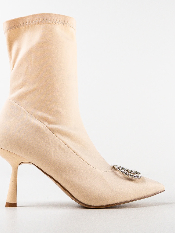 Botine dama Smith Bej