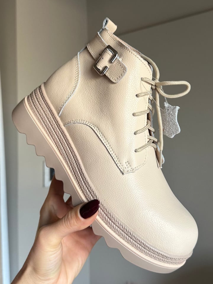 Ghete dama Solders Bej