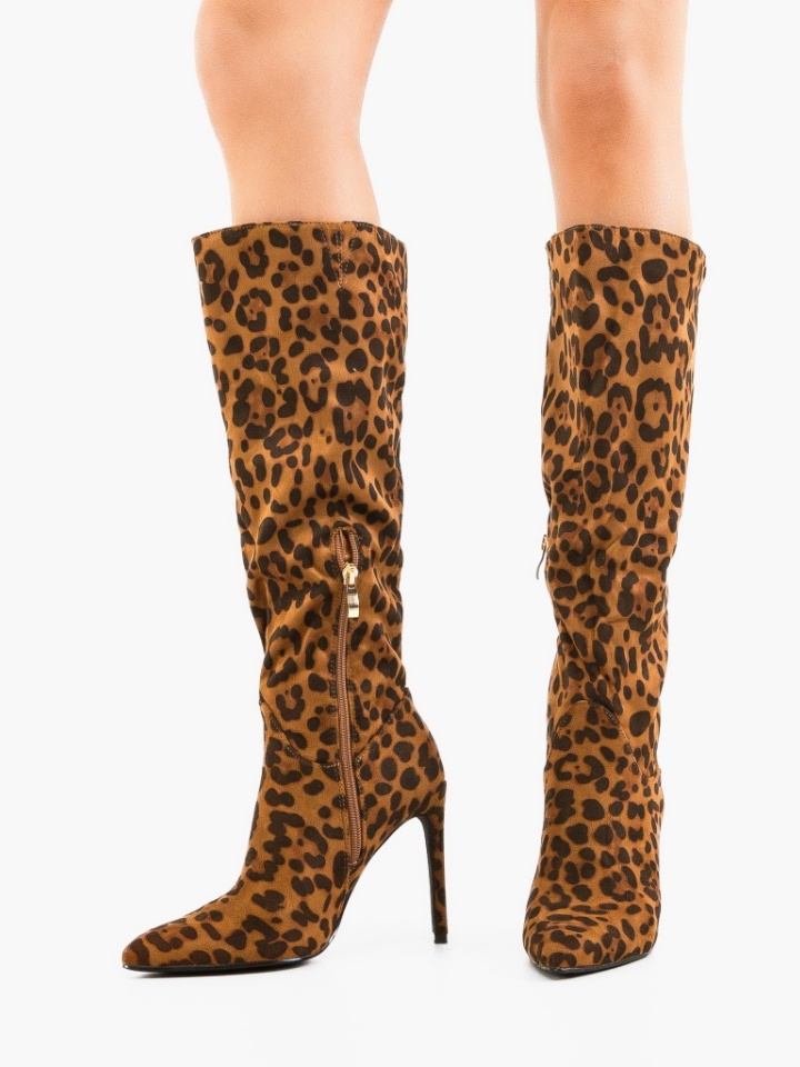 Cizme dama Hildre Animal Print