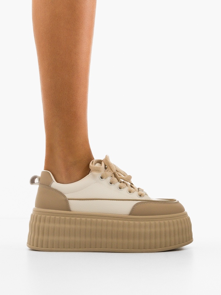 Sneakers dama Staty Bej