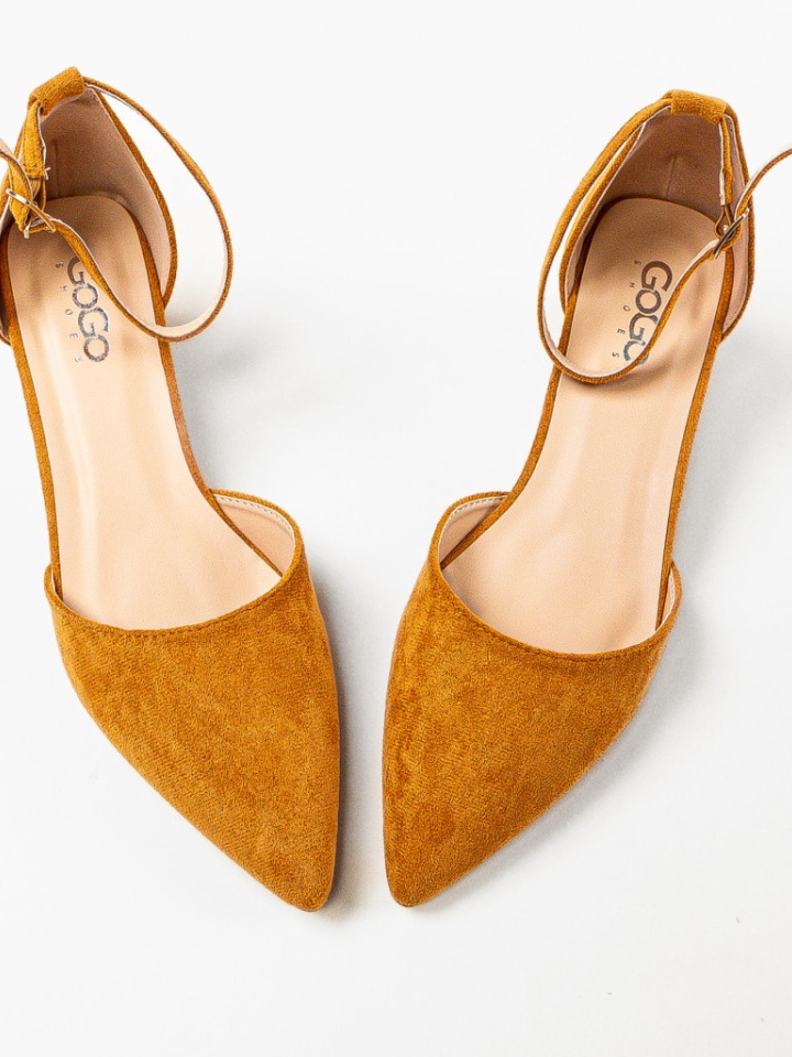 Pantofi dama Elva Camel