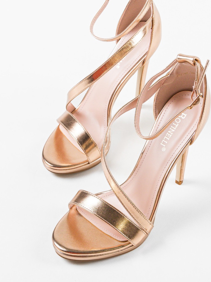 Sandale cu toc Jova Aurii 2