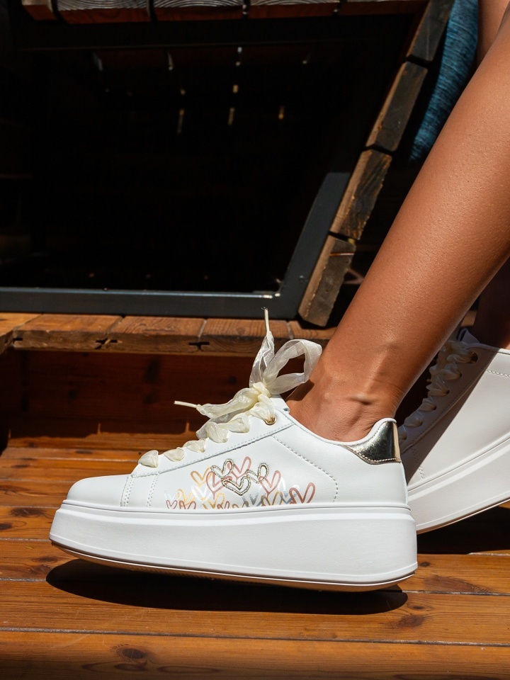Sneakers dama Ilius Argintii