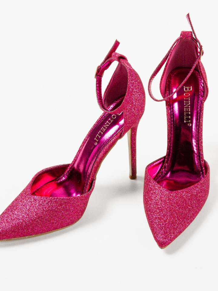 Pantofi cu toc Sofly Argintii