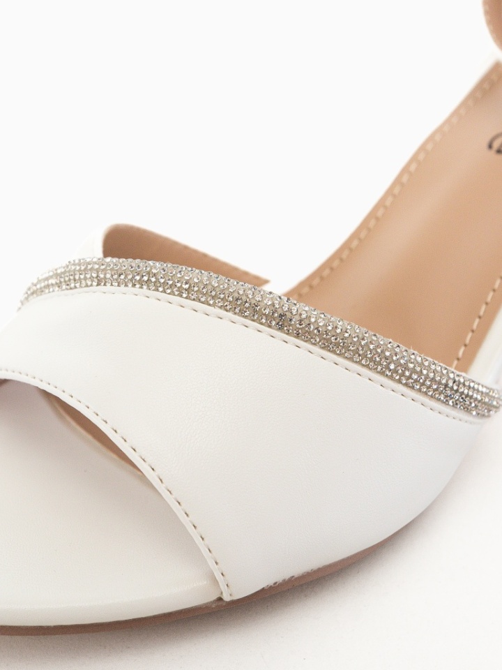 Sandale cu toc Ewan Aurii 2