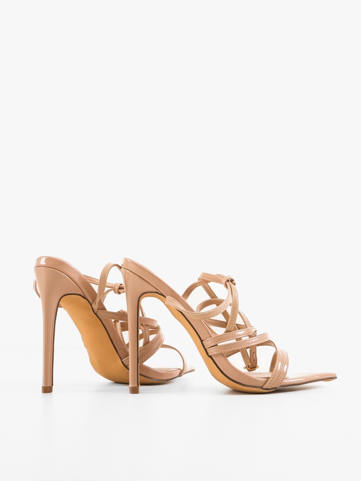 Sandale cu toc Cazimar Nude