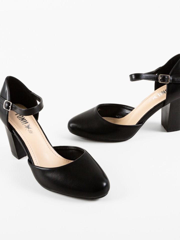 Pantofi cu toc Vydeo Negri