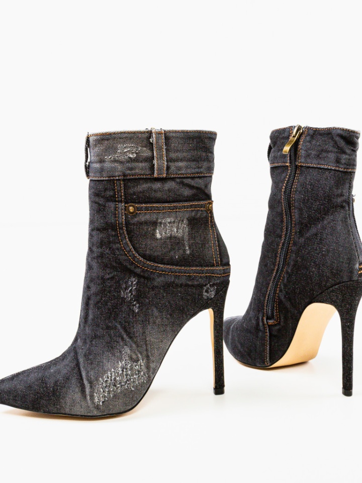 Botine dama Sharkbay Negre