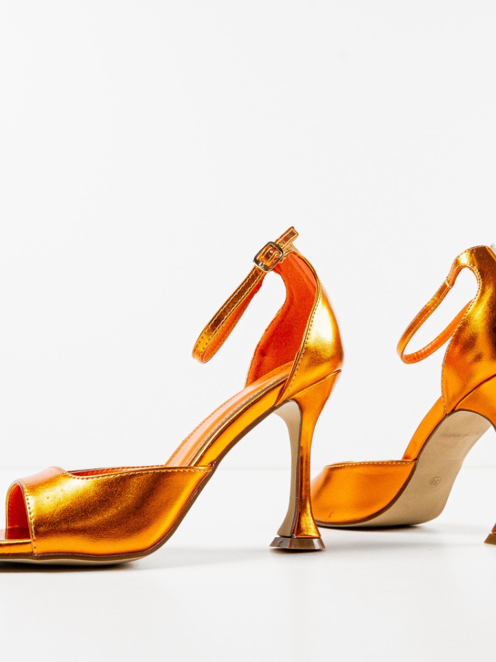 Sandale cu toc Honeyman Negre