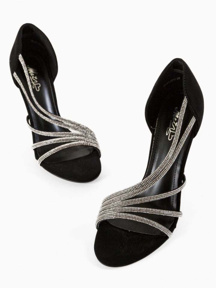 Sandale cu toc Bastille Rosii