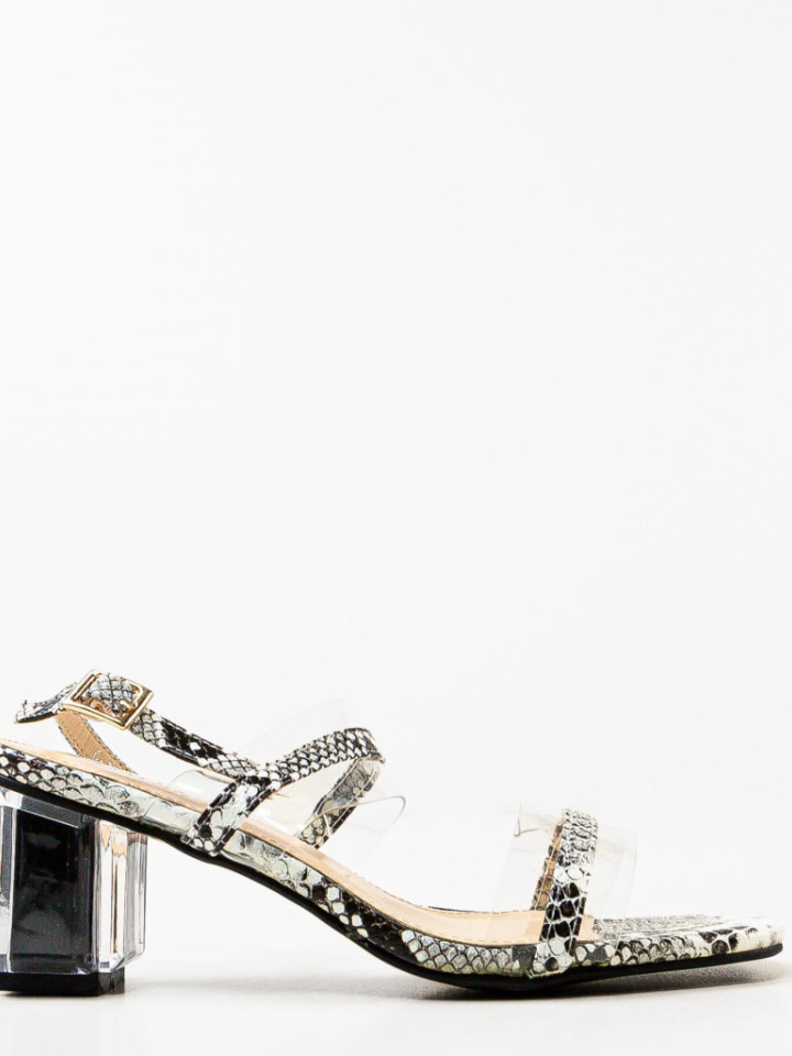 Sandale cu toc Martens Rosii