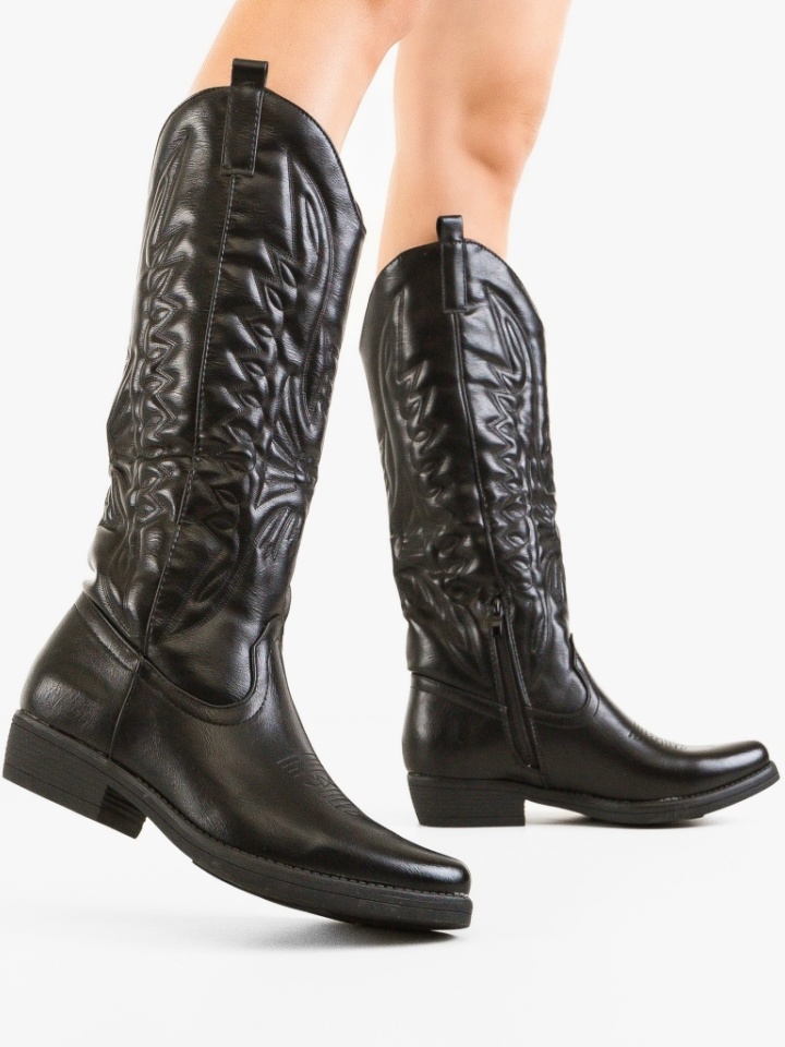 Cizme dama Casp Negre