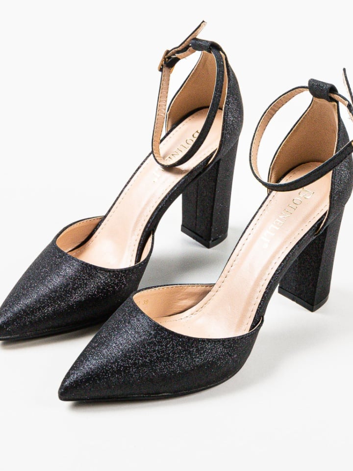 Pantofi cu toc Nakara Aurii 2