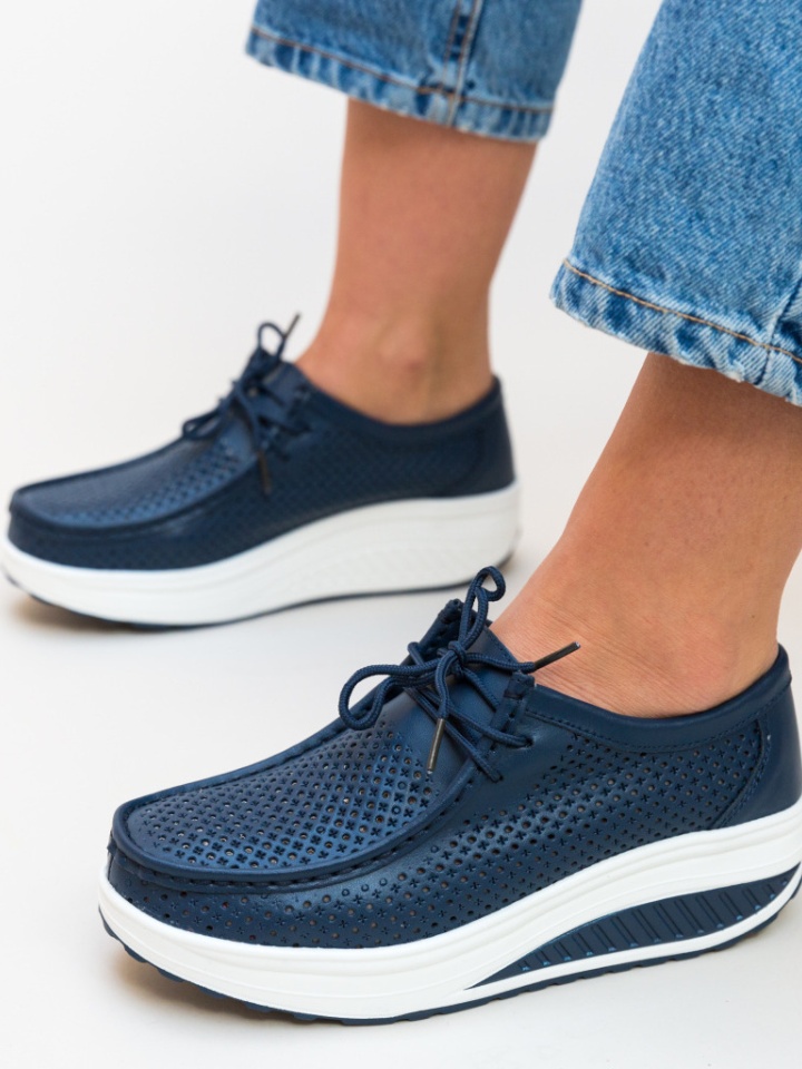 Pantofi Casual Baroco Albastri 2