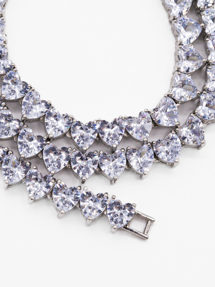 Colier Hearte Argintiu