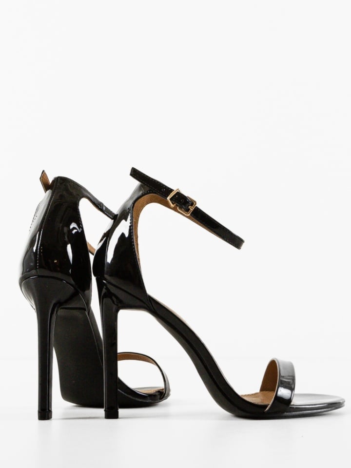 Sandale cu toc Layan Negre