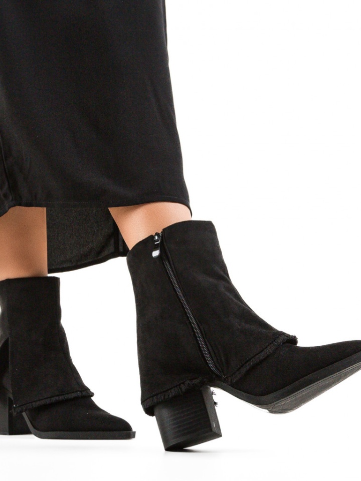 Botine dama Keith Negre