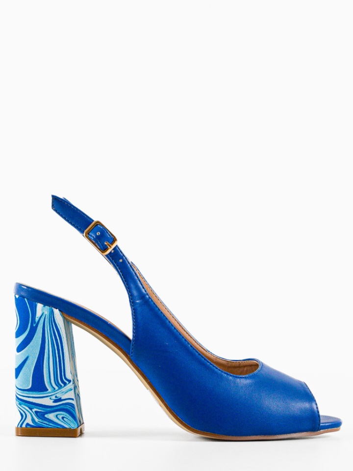 Sandale cu toc Flogre Camel