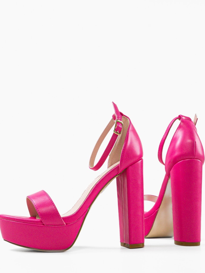 Sandale cu toc Reich Negre