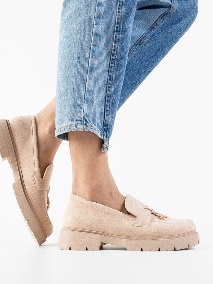 Pantofi casual dama Sardonix Bej