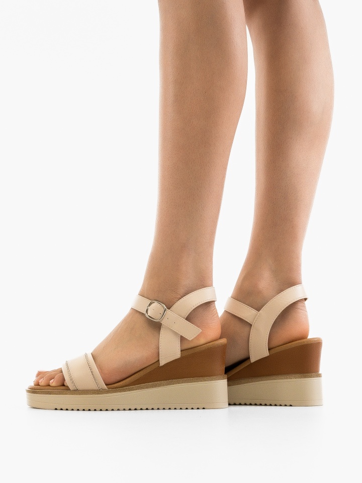 Sandale dama Porter Albe