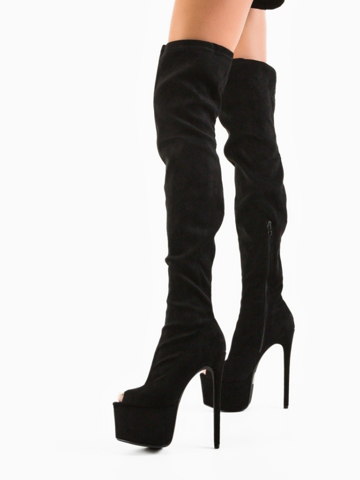 Cizme dama Johann Negre