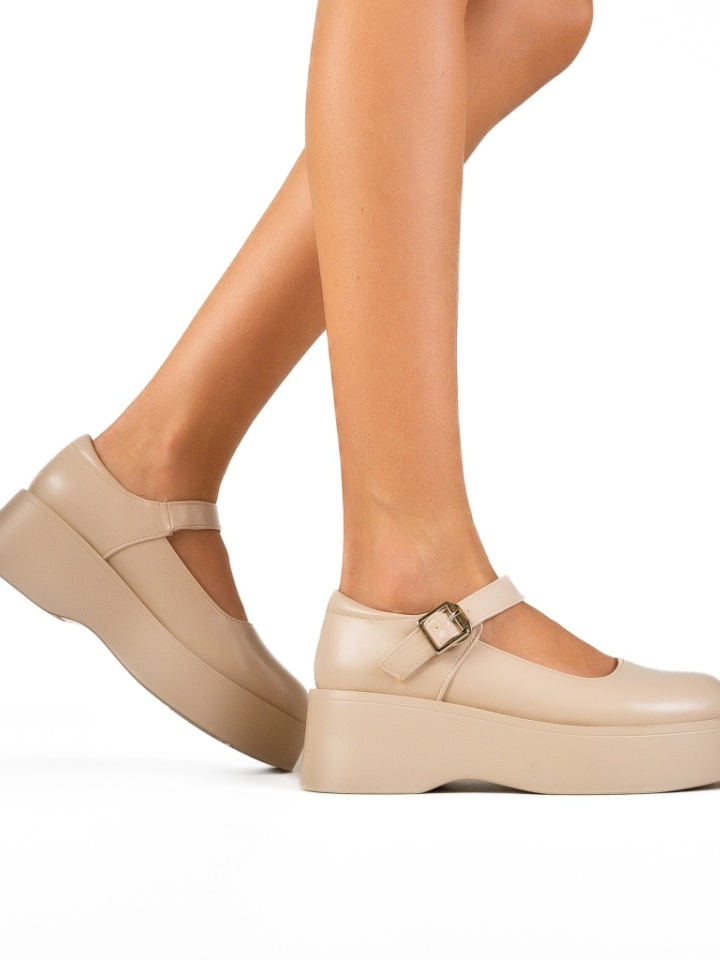 Pantofi casusal Madylu Bej
