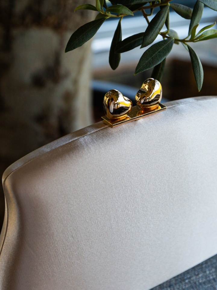 Geanta plic Heart Bej