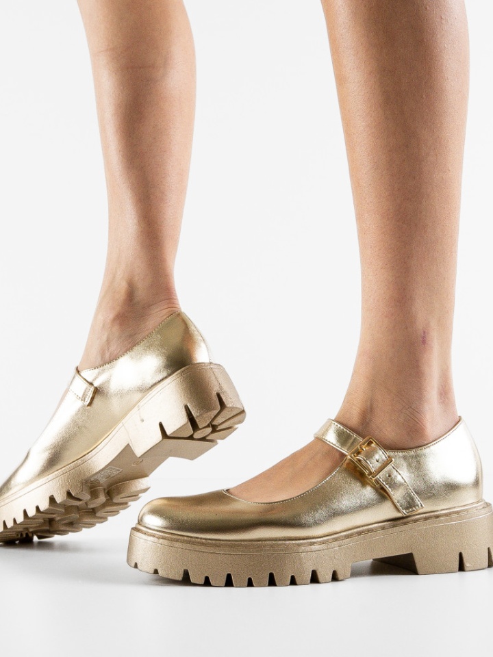 Pantofi casual dama Mersey Aurii