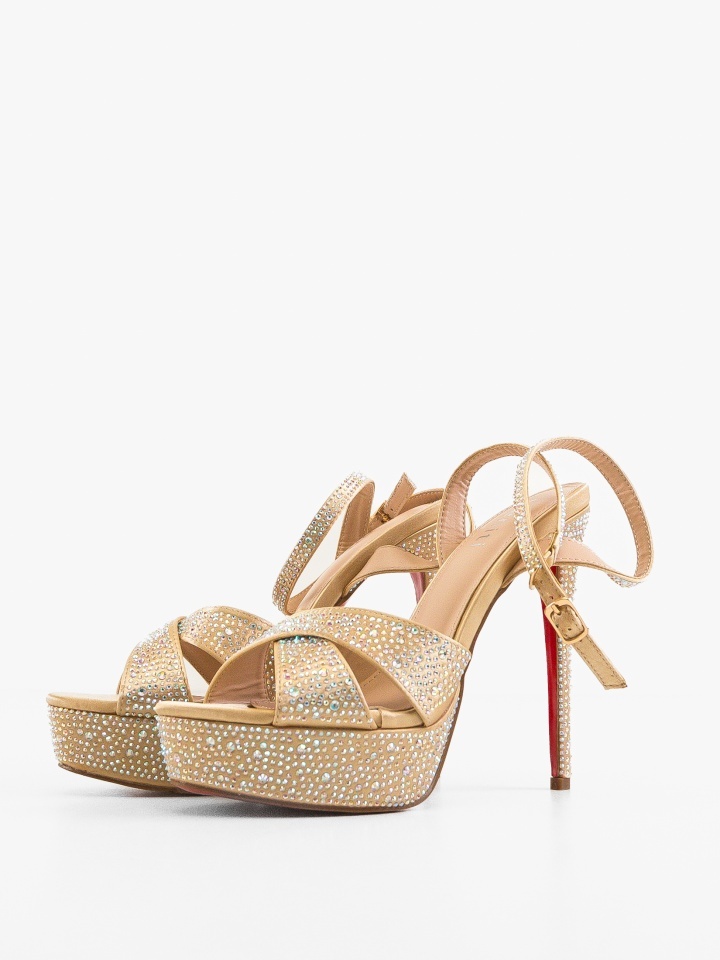 Sandale cu toc Zbyr Negre