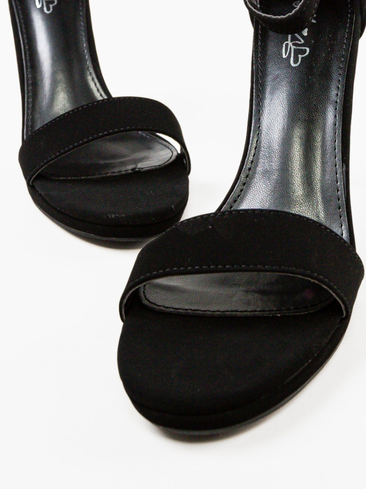 Sandale cu toc Loki Negre