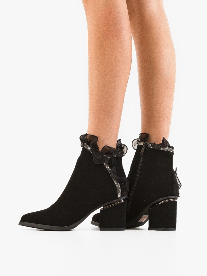 Botine dama Levine Negre