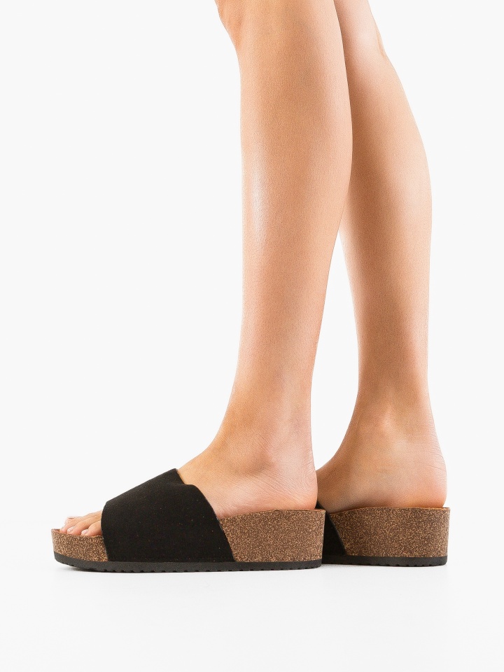 Papuci dama Tapan Bej