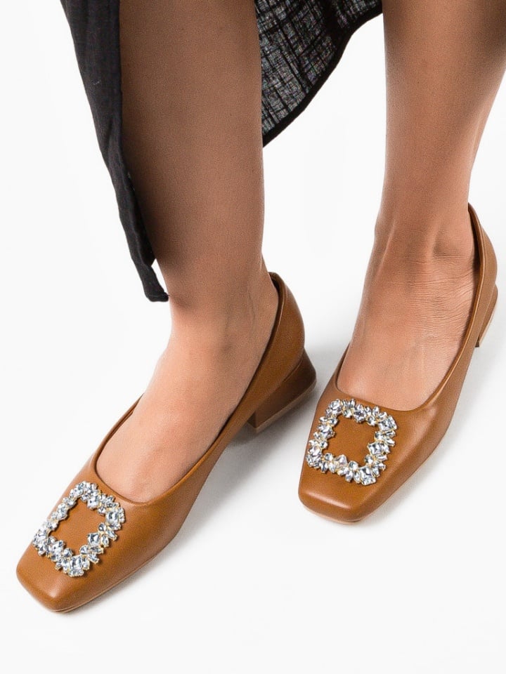 Pantofi dama Christopher Bej