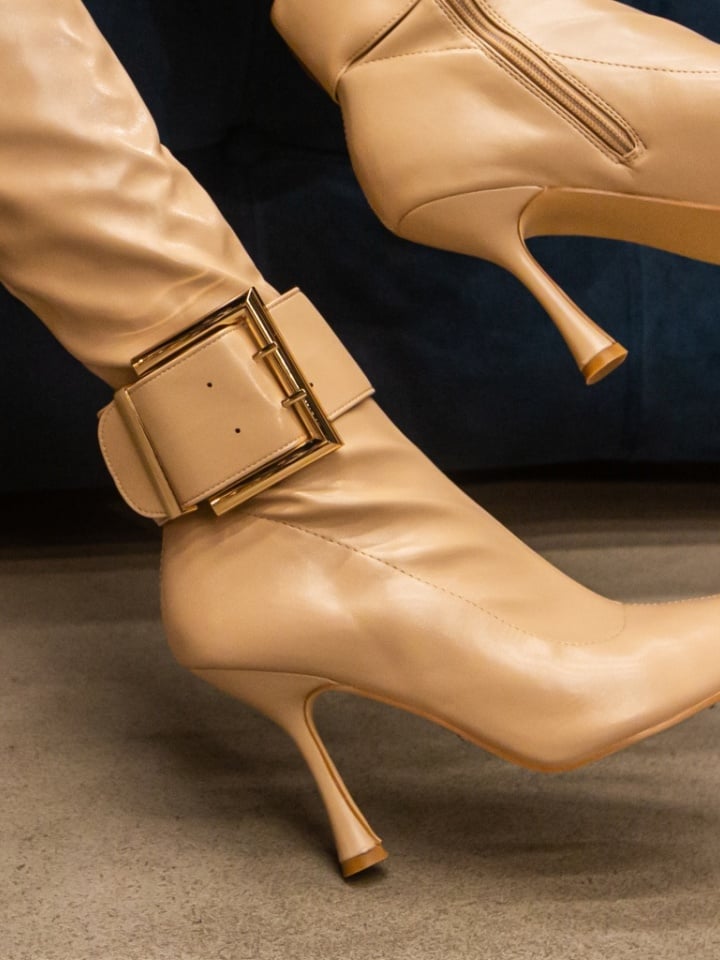 Cizme dama Solenne Bej