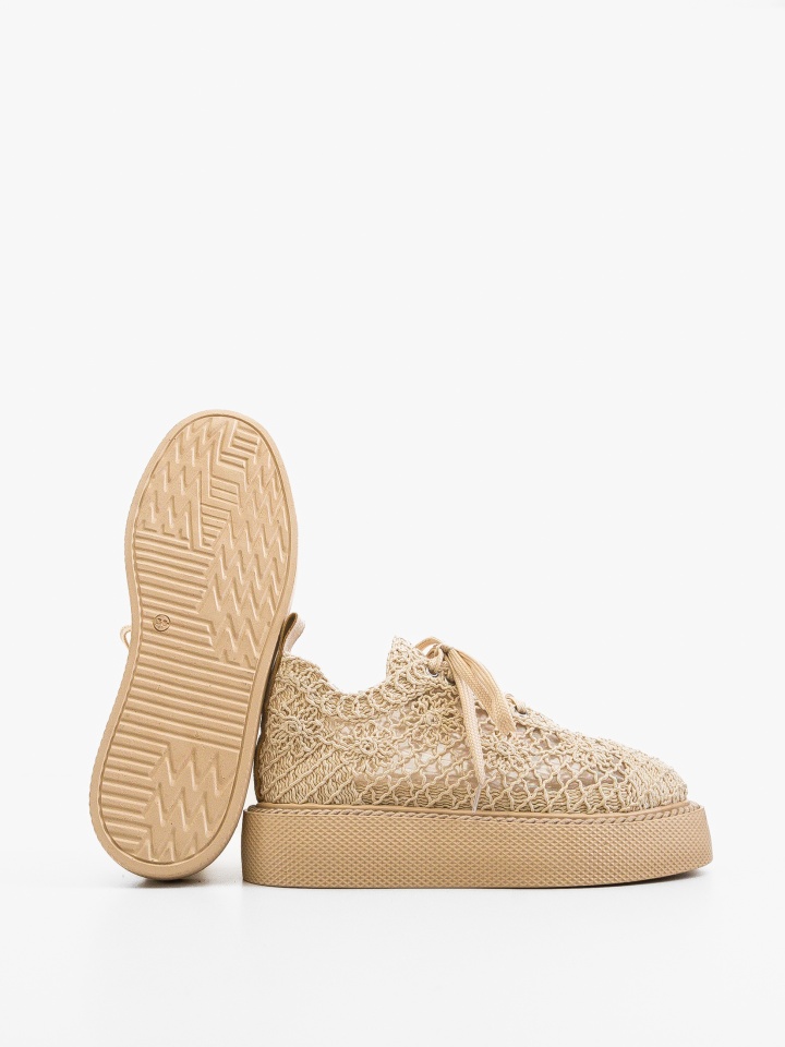 Pantofi Casual Ystory Bej 2
