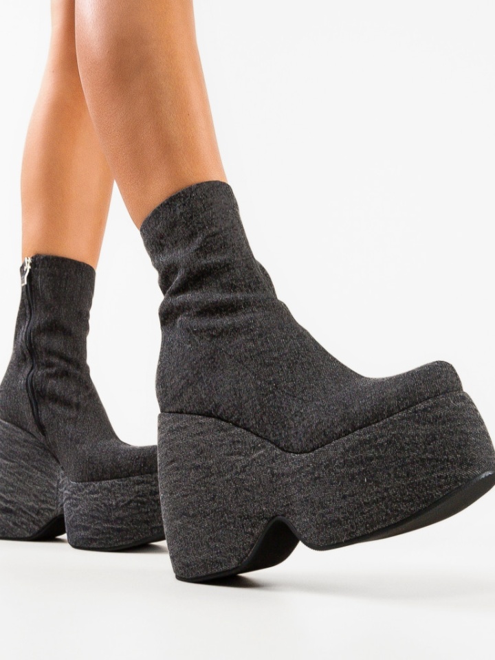 Botine dama Stelar Albastre 2