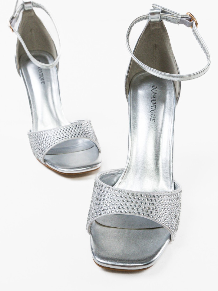 Sandale cu toc Liron Negre