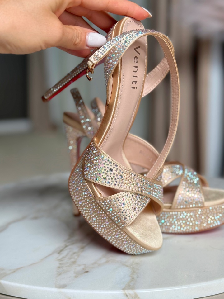 Sandale cu toc Zbyr Negre