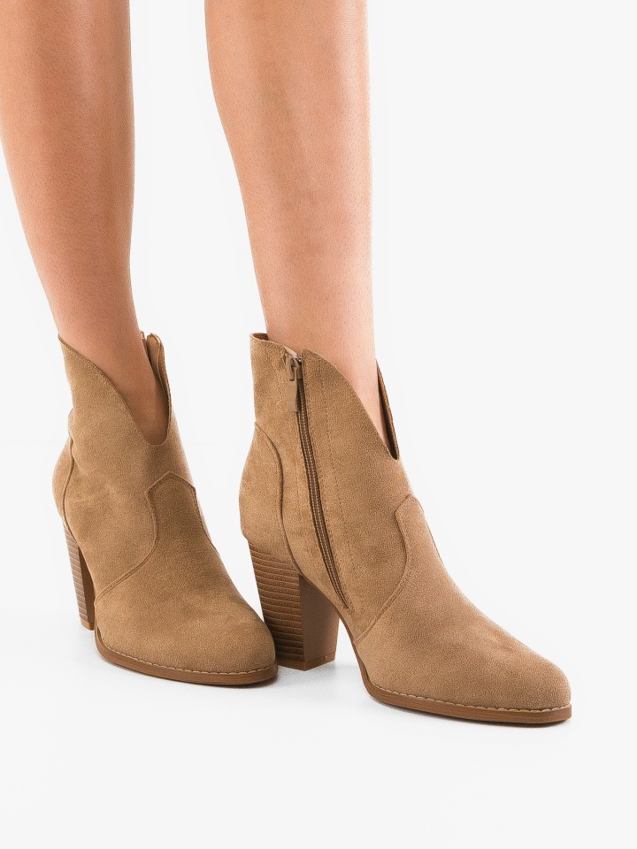 Botine dama Grace Bej