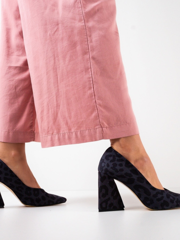 Pantofi cu toc Jinos Gri